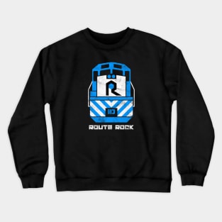 Vintage Route Rock Railroad Train Engine T-Shirt Crewneck Sweatshirt